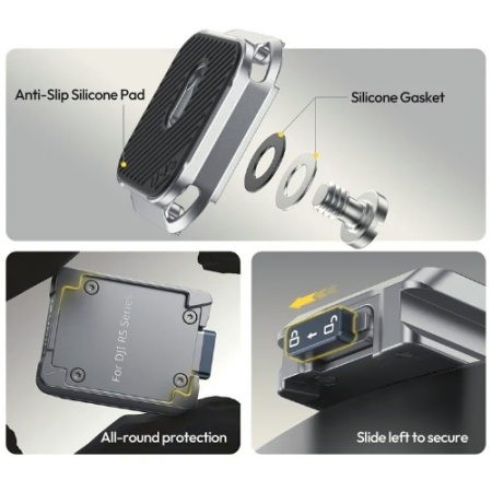 Ulanzi C061 Uka (C066) - metalowa płytka szybkozłączka do gimbali DJI RS - szczegóły